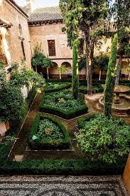 Alhambra Granada Spanish Garden Alhambra Spain Beautiful Gardens