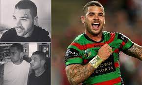Update information for adam reynolds ». Has Rabbitoh S Adam Reynolds Tattooed The Logo On His Forehead Daily Mail Online