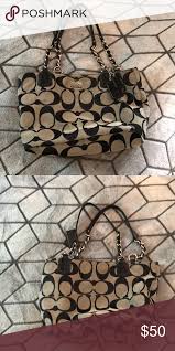 Black And Grey Coach Purse Classic Gray And Black Coach Purse Authentic Black Coach Purses Coach Purses Purses