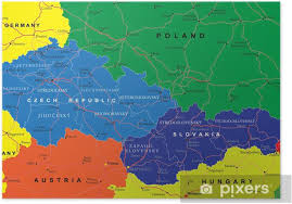 Denna karta över tjeckien är interaktiv och du kan förflytta dig genom att dra och släppa med för att zooma i denna karta över tjeckien dubbelklickar du. Poster Tjeckien Och Slovakien Karta Pixers Vi Lever For Forandring