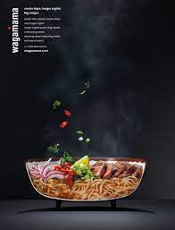 Wagamama Winter Campaign 2014 101 London Food Poster Design Food Menu Design Food