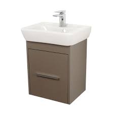 Abacus Simple Wall Hung Cloakroom Vanity Unit Uk Bathrooms