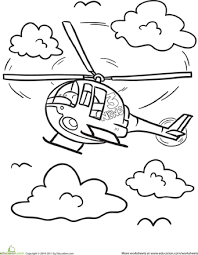 Helicopter Coloring Page Malvorlagen Hubschrauber Und Ausmalbilder