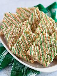 St Patrick S Day Rice Krispie Treats Recipe St Patricks Day Food St Patrick Day Snacks Rice Krispie Treats