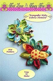 fabric flower pattern kanzashi flower kanzashi fabric etsy fabric flower bouquet flower fabric pattern fabric flowers