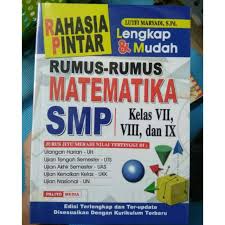 Maybe you would like to learn more about one of these? Buku Rumus Matematika Smp Kelas 7 8 9 Shopee Indonesia