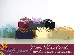Here are 14 tutorials on how to make your own place card template. Pretty Place Cards Ai Svg Wpc Pazzles Craft Room