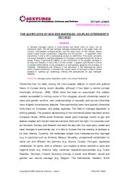 In my experience, a sexless marriage begins when conversation dies and then it's a natural progression to physical and spiritual celibacy between two people. Pdf The Queer Joys Of Sexless Marriage Coupled Citizenship S Hot Bed Tiffany Jones Academia Edu