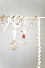 Macrame isn't just for planters and wall hangings. Giant Macrame Rope Lights Vintage Revivals