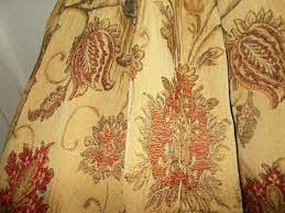 Heavy Long Door Curtain Woven Tapestry Chenille Gold Period Floral W66 Xd90 Tapestry Weaving Floral Curtains Door Curtains