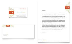 Free church letterhead examples free church letterhead templates download free. Christian Church Religious Business Card Letterhead Template Word Publisher
