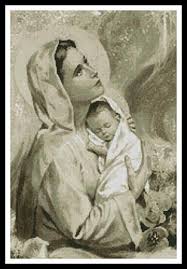 Go cross stitch crazy with our huge selection of free cross stitch patterns! Mary And Baby Jesus Sepia By Artecy Cross Stitch