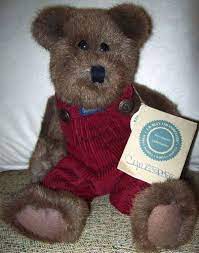Retired Boyds Christopher Jointed Plush Bear With Tags Ebay