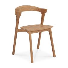 Sits firm with no wobble. Teak Bok Outdoor Dining Chair