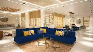 Atelier Design By Hayani Blue Sofas Living Room Modern Living Room Blue Living Room Decor On A Budget