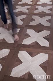 Berti Wooden Floors Pre Finished Pattern Floors Wood Description American Walnut And Botticino Marble Parquet Pa Parquet Design Flooring Floor Patterns