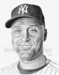 Derek Jeter Black and White