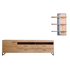 Industrial furniture is the perfect option for you if you are looking to mark your love for the outdoors in your home. Mca Furniture Portland Wohnkombination 3 Fur Ihr Wohnzimmer 2 Teilige Wohnwand Im Industrial Look Mit Lowboard