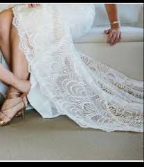 Wedding dress for bride 2020,beach vintage a line backless boho lace summer wedding dresses women plus size wedding dress. Made With Love Wedding Dress Harlie In Bone No Split Size 14 Fit Size 12 Ebay