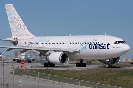 Air Transat Airbus A310 300 C Glat Special Welcome Colour Scheme Lining Up For Runway 6l Toro Air Transat Fleet Airbus