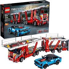 Lego City Pickup Caravan 60182 Building Kit 344 Pieces Lego Technic Car Transporter 42098 Lego Technic Lego Trailer Build