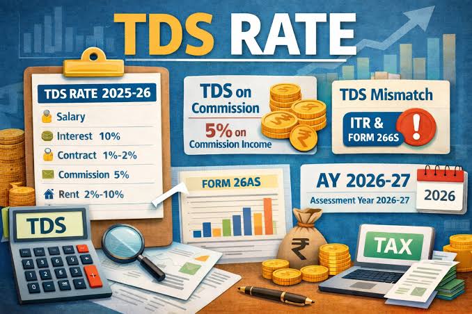 TDS Rates & Deduction Guide FY 2025-26