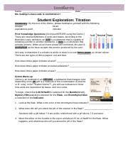 Check spelling or type a new query. 6 3 Optional Gizmo Titratoins Doc Name Ms Sukhija U2019s Class Code Is Uqumm2hv27 Date Student Exploration Titration Vocabulary By The End Of The Gizmo Course Hero