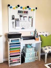 Whether your space is big or small, i hope you can get some inspiration by looking at my cricut craft room and the storage i have chosen. Re Purposed Paper Organizer Desk Cricut Storage Cricut Craft Room Craft Room Storage