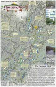 Toccoa River Trout Fishing Map Georgia Fishing Maps And Ga Fishing