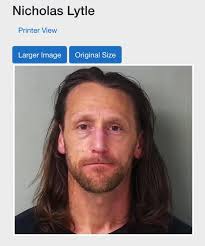 Lodgings February 10, 2025 Hillsdale County Sheriff's Office: Nicholas  Scott Lytle, age 41, of Jonesville, MI. Arrested