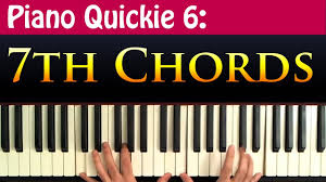 Piano Quickie 6 7th Chords Explained