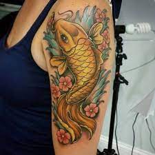 125 Koi Fish Tattoos With Meaning Ranked By Popularity Koi Fish Tattoo Meaning Japanese Koi Fish Tattoo Coy Fish Tattoos