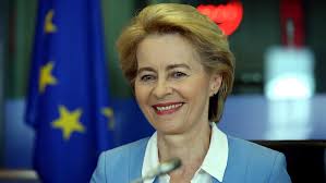 In july 2019 she became the first woman to be elected president of the european. Europe Ursula Von Der Leyen En Mission Commandee