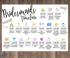 You've hit snooze on your phone alarm at least six times, and you feel the hangover from last night's rehearsal dinner kicking in. Bridesmaid Timeline Schedule Of Events Itinerary Fun Infographic Rehearsal Schedule Printable Custom Wedding Party Family Wedding Itinerary Wedding Planning Timeline Future Wedding Plans