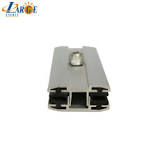 Factory Wholesale Aluminum Thin Film Solar Panel Clamp Frame-Less Module  Clamp End Clamp MID Clamp with EPDM Rubbers