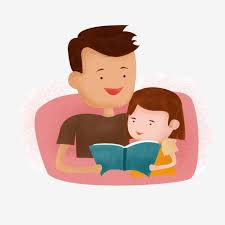 Anda mungkin tahu bahwa membaca buku itu bisa menambah wawasan dan pengetahuan, membangkitkan percaya diri, meningkatkan kualitas memori otak, memperoleh ide, dan. Gambar Elemen Ayah Dan Anak Perempuan Membaca Buku Bersama Membaca Clipart Membaca Buku Bersama Membaca Buku Png Dan Clipart Untuk Muat Turun Percuma