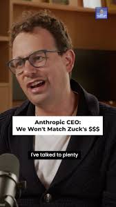 Anthropic CEO Amodei rejects Meta's AI talent offers