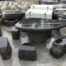 A wood dining table won't do that. Outdoor Garden Round Stone Tables And Benches Buy Outdoor Stone Tables And Benches Stone Garden Table Granite Table And Benches Product On Alibaba Com