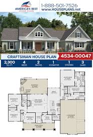 The best modern craftsman house floor plans. House Plan 4534 00047 Craftsman Plan 2 300 Square Feet 4 Bedrooms 2 5 Bathrooms Architectural Design House Plans Craftsman House Plans House Plans