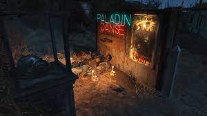 The duel site has been slightly. After Siding With The Railroad I Was Attacked By Paladin Danse In Sanctuary I Made Him A Shrine Where He Fell Fo4