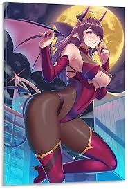 Hitecera Anime Poster Sexy Succubus Art Poster Decorative Painting Canvas  Wall Art Living Room Posters Bedroom Painting Bathroom Decoration  08x12inch(20x30cm) : Amazon.ca: Home