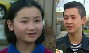 Chilling audio records the moment brave girl hiding in a cupboard calls  police to help catch burglar