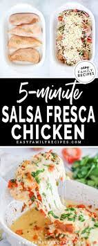 Best Dinner Ever This Salsa Fresca Chicken Is Easy Healthy Delicious Dinner Idea It Is Fast For A Bus Easy Family Meals Delicious Chicken Dinners Recipes