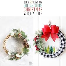 When it comes to seasonal decor at affordable prices, dollar general has you covered! Quick And Easy Diy Dollar Store Christmas Wreaths The Cottage Market