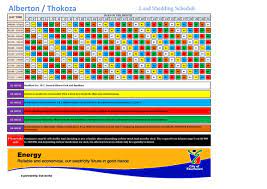 Eskom will implement stage 2 load shedding at 4pm this afternoon with a possibility of rotational power cuts throughout the week. City Of Ekurhuleni On Twitter For Your Convenience Here Is The Loadshedding Schedule For The Germiston Palm Ridge Area Don T Forget To Do A Screenshot So You Can To Plan
