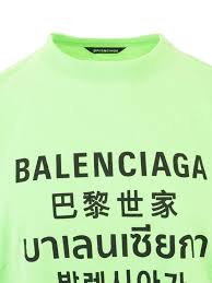 Shop balenciaga tshirt at neiman marcus, where you will find free shipping on the latest in fashion from top designers. Balenciaga Languages T Shirts In Fluo Green T Shirts 641614tjvi34162