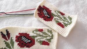 Tunus Isi Gelincik Cicekli Patik Yapilisi Youtube Tig Desenleri Patikler Orgu