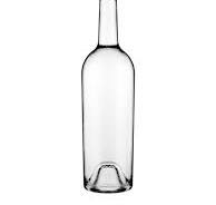 Gracie 750 ml Glass Claret Tapered Wine Bottles, Cork Finish, Flint -  304883-K