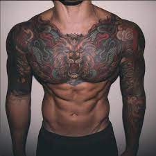 Pin By Aubrey Mccarthy On Style Chest Tattoo Men Cool Chest Tattoos Chest Piece Tattoos