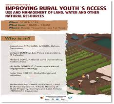 Federal minister for water resources, mr. Improving Rural Youth S Access Use And Management Of Land Water And Other Natural Resources 2019 International Youth Agro Pastoral Entrepreneurship Summit